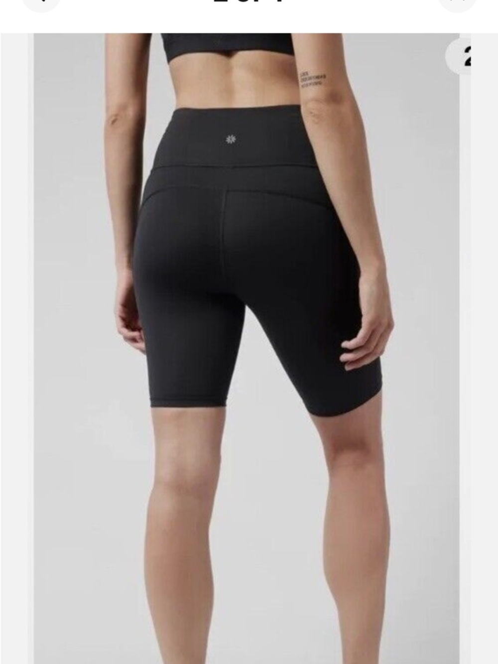 Athleta NWT Ultimate Stash Pocket 9” Short - Navy, Size S - Picture 3 of 8